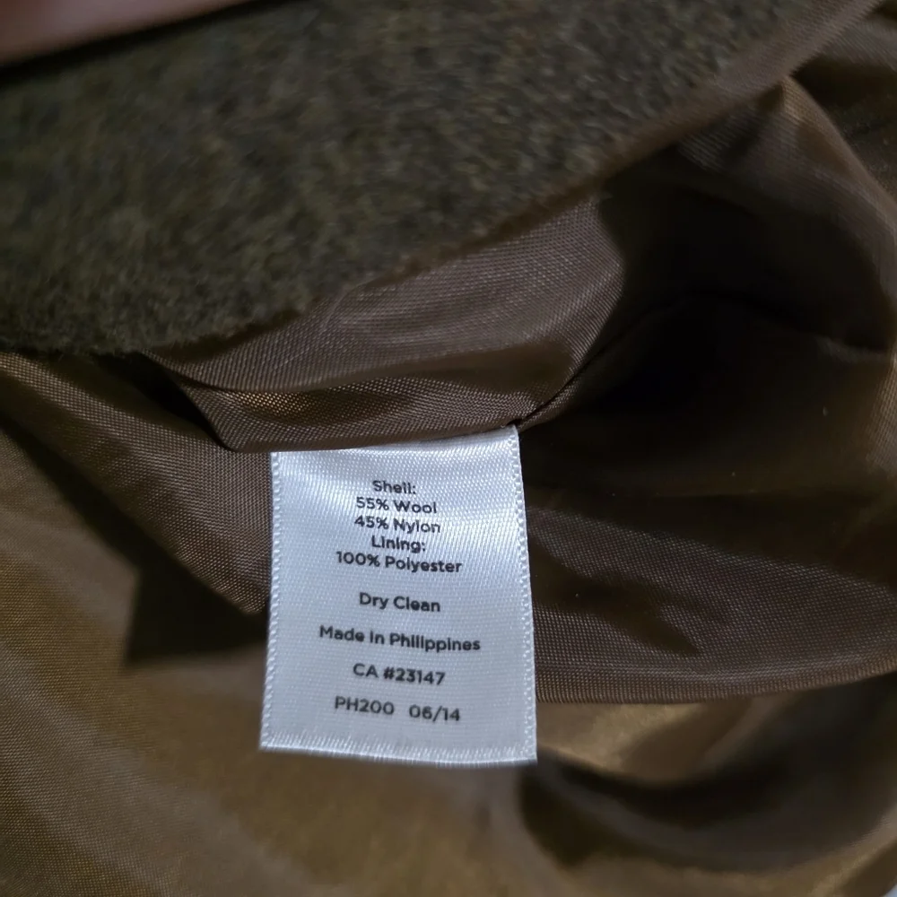 Talbots Petites Womens Brown Wool Blend Lined Pencil Skirt Size 12P